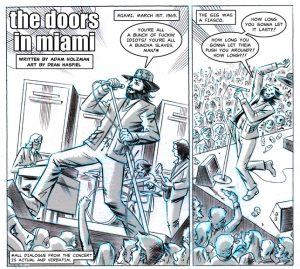 A "Doors At Miami" comic book teaser. (Click on image for larger view).