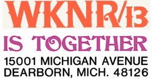 WKNR 'Together' logo from 1970 - 1971 (Click image for larger view)