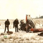 Buddy Holly plane crash scene