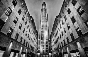 NBC Radio and Television operations are centered at 30 Rockefeller Centre in New York City (Photo; 1963, click on image for larger view)