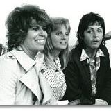 Rosalie Trombley with Paul and Linda McCartney