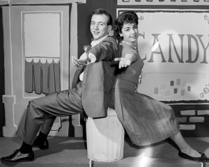 Bobby Darin and Annette, photographed here,  both made several guest-appearances on Clark's Beech-Nut Show in 1960. (Click image for larger view).