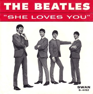 Beatles on Swan Records, 1963 (click on image for largest view).