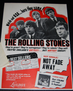 Rolling Stones London Records U.S. Tour '64 (Billboard) Poster (click on image for largest view)