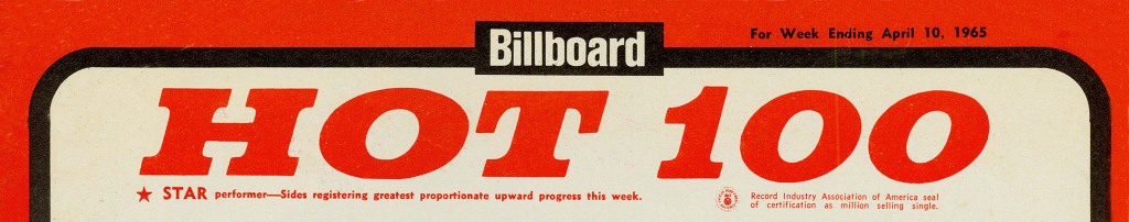 Billboard Hot 100 Hits April 10, 1965 (MCRFB header cropped)