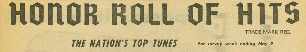 BILLBOARD HONOR ROLL OF HITS (Cropped WK 5-9) 05-18-59
