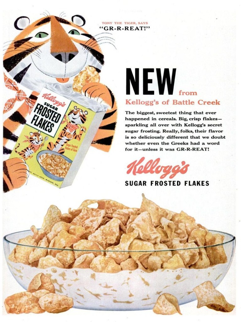 Kellogg's Sugar Frosted Flakes ad