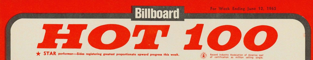 BILLBOARD HOT 100 June 12, 1965 (MCRFB Header)