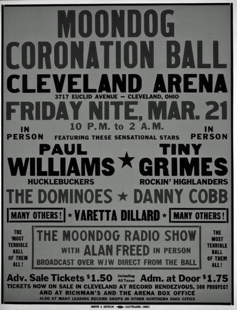 Alan Freed's Coronation Ball,1952.