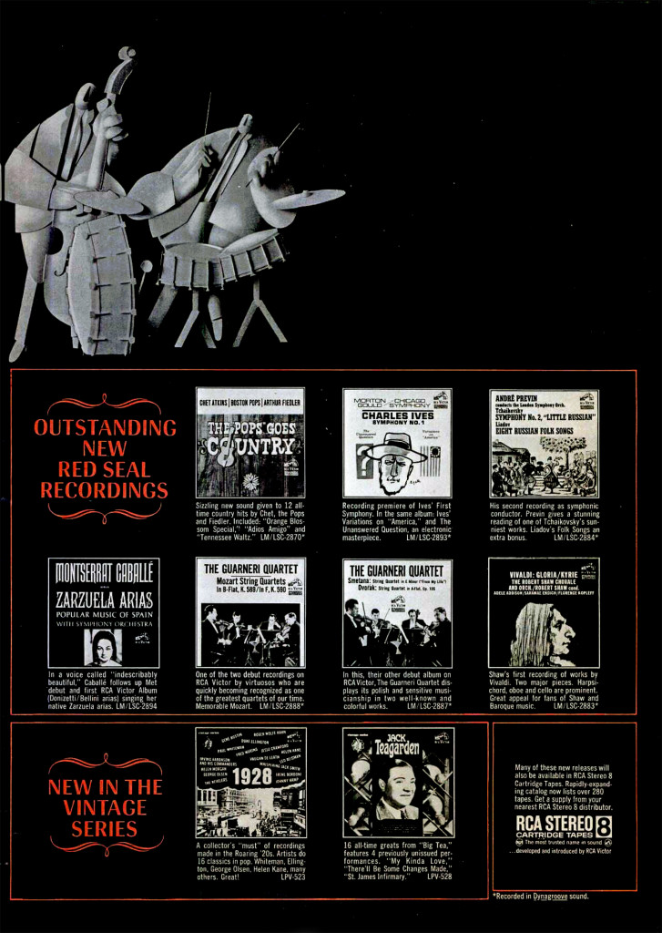  A RCA-VICTOR RECORDS Stereo-Pak AD BILLBOARD PAGE RIP: May 14, 1966 (click image 2x for largest view)